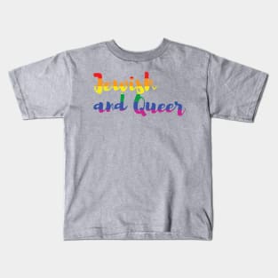 Jewish and queer Kids T-Shirt